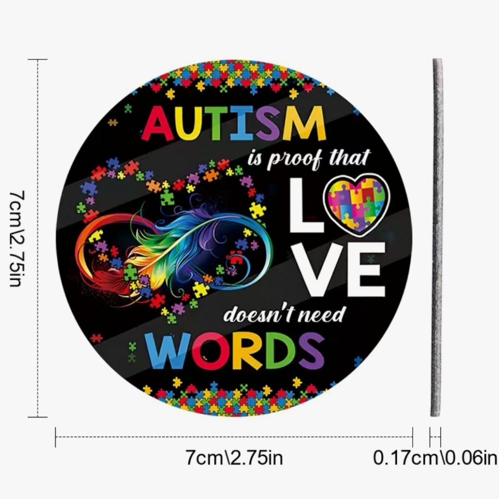 New Autism Car Coasters - Picture 3 of 5
